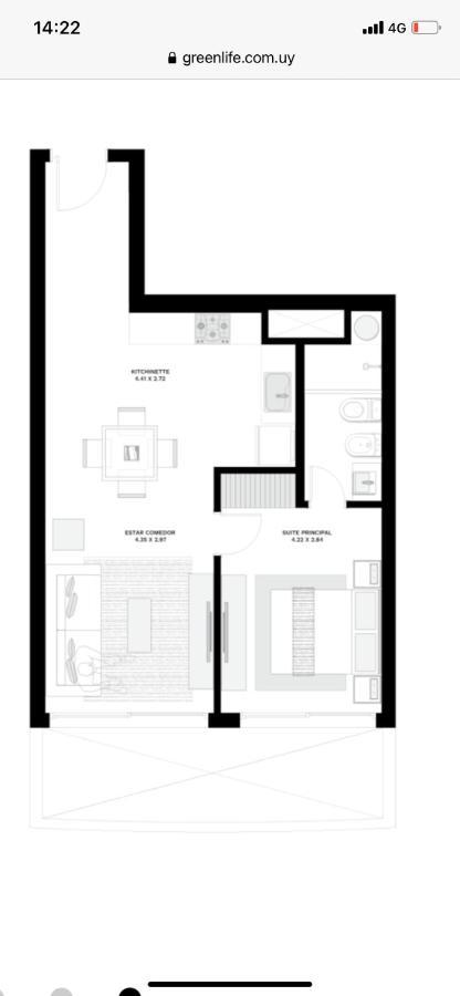 Green Life Full Amenities بونتا دل استي المظهر الخارجي الصورة